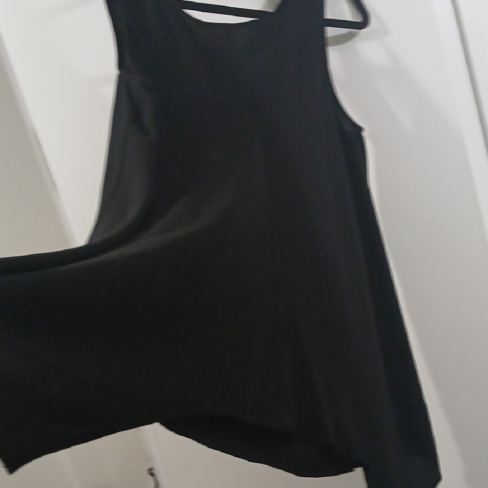 Eileen Fisher Black Sleeveless Top - Picture 2 of 4